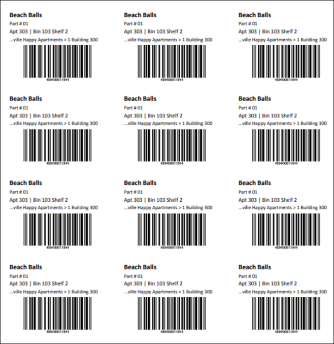 Barcode labels